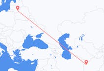 Flyg från Herat, Afghanistan till Vilnius, Litauen