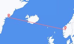 出发地 格陵兰库鲁苏克目的地 挪威松达尔的航班