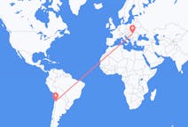 Flyrejser fra El Salvador, Chile til Oradea, Rumænien