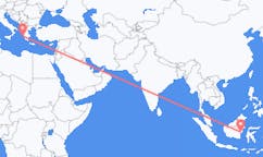Flyreiser fra Balikpapan, Indonesia til Zakynthos Island, Hellas