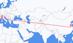 Flyrejser fra Nanjing, Kina til Bastia, Frankrig
