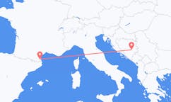 Lennot Sarajevosta, Bosnia ja Hertsegovina Perpignaniin, Ranska
