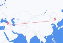 Flyrejser fra Changchun, Kina til Batman, Tyrkiet