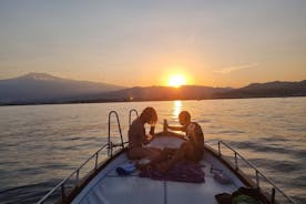 Taormina Sunset Aperitif ombord