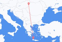 Voos de Oradea, Romênia para Chania, Grécia