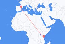 Flyrejser fra Dar es-Salaam til Castelló de la Plana
