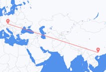 Flyreiser fra Liuzhou, Kina til Linz, Østerrike