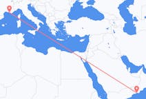 Flyrejser fra Salalah til Marseille