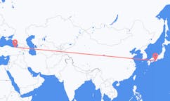 Flyreiser fra Shirahama, Japan til Trabzon, Tyrkia
