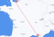 Flyrejser fra Caen til Marseille