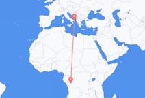 Flyrejser fra Kinshasa til Brindisi