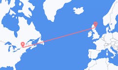 Flyrejser fra Plattsburgh til Aberdeen