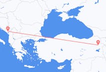 Flights from Podgorica to Ağrı merkez