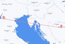 Flug frá Veróna til Banja Luka