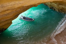 Albufeira 2 hour 30 minute Private Dolphin and Benagil Caves Tour