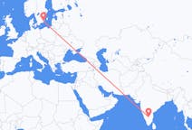 Loty z Bengaluru, Indie do Kalmaru, Szwecja