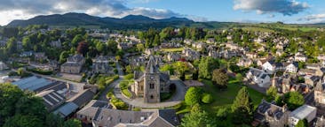 Stugor i Pitlochry, Skottland