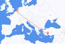 Lennot Antalyasta Brysseliin