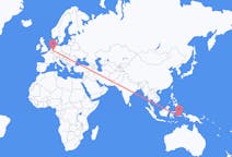 Flyg från Ambon, Maluku till Duesseldorf