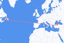 Flyreiser fra Saint-Pierre, til Ankara