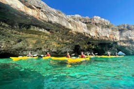 LEUCA Sea Kayak Tour + pysähdys ja uinti luolassa