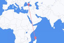 Flüge von Nosy Be, Madagaskar nach Samsun, die Türkei