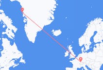 Vuelos de Mulhouse, Suiza a Upernavik, Groenlandia