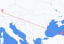 Flyreiser fra Sinop, Tyrkia, til Stuttgart