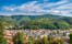 photo of beautiful aerial panoramic view of the old town in Tryavna, Bulgaria.