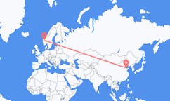 Flyrejser fra Dongying, Kina til Sogndal, Norge