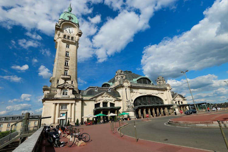 Photo of Benedictine train station in the city of Limoges, Limousin, France.