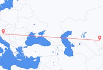 Flyrejser fra Turkistan til Zagreb