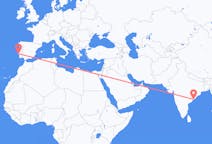 Flyrejser fra Visakhapatnam til Lissabon