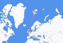 Flyg från Svalbard till Bristol