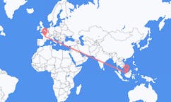 Flyrejser fra Sibu, Malaysia til Limoges, Frankrig