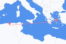 Vluchten van Sétif naar Mykonos