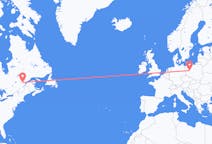 Vols de Saguenay vers Poznań