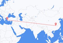 Flyrejser fra Yueyang, Kina til Samos, Grækenland