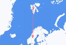 Flüge von Östersund, nach Spitzbergen