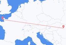 Flug frá Saint Helier til Cluj-Napoca