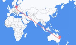 Flyreiser fra Armidale, Australia til Lodz, Polen