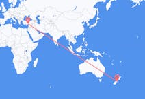 Flyreiser fra Christchurch, New Zealand til Adana, Tyrkia