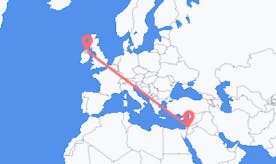 Vols de la Jordanie vers l’Irlande du Nord