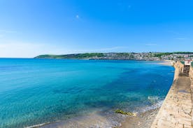 Photo of beautiful sky over Penzance Harbour, Cornwall ,England.