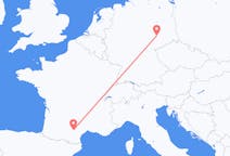 Flyrejser fra Castres, Frankrig til Leipzig, Tyskland