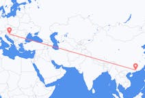 Lennot Guangzhousta Zagrebiin
