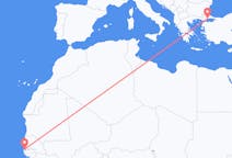 Flüge von Banjul, Gambia nach Süleymanpaşa, die Türkei