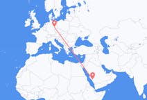 Flyreiser fra Al Bahah, Saudi-Arabia til Leipzig, Tyskland