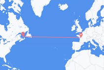 Flug frá Les Îles-de-la-Madeleine, Quebec, Kanada til Poitiers, Frakklandi