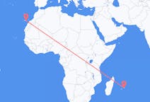 Flights from Mauritius Island to Las Palmas